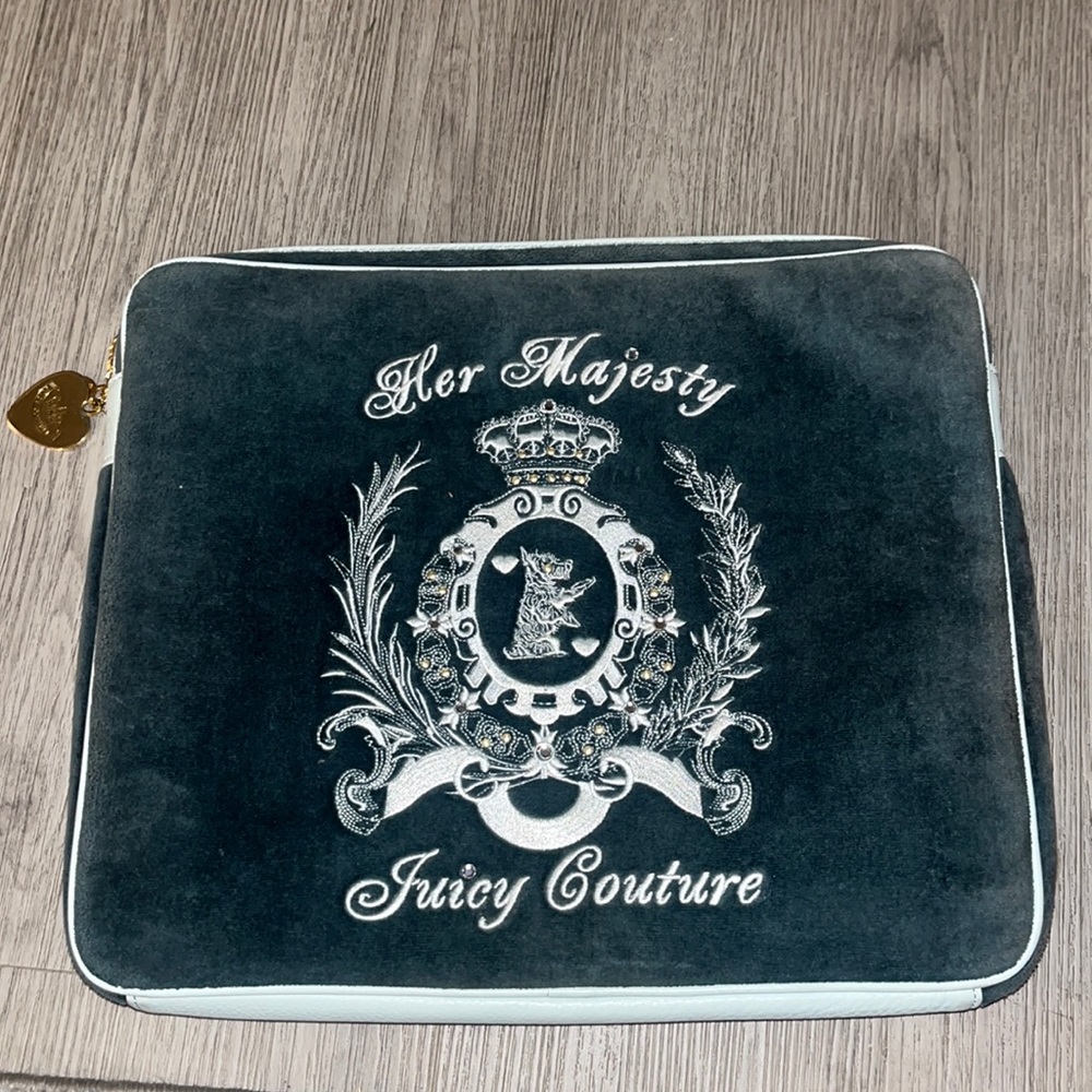Juicy Couture Black and White Laptop Bag